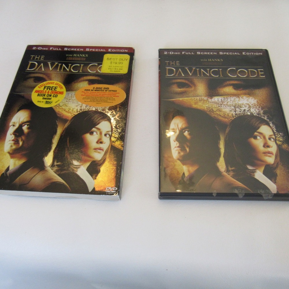 The Da Vinci Code DVD 2-Disc Special Edition Full Screen Tom Hanks Angels & Demo